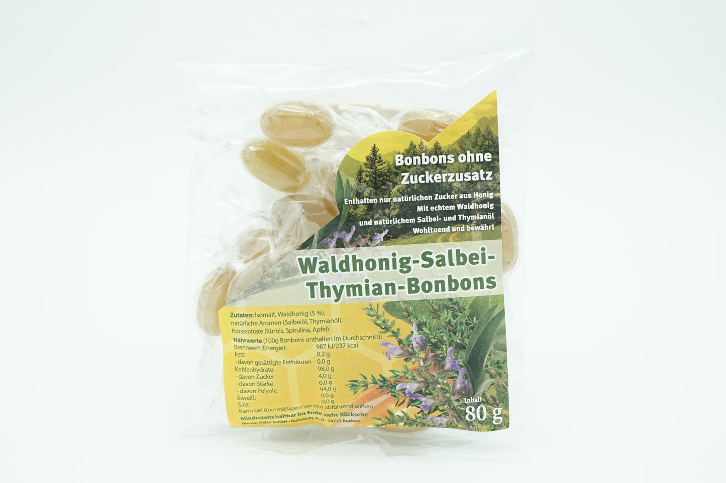 Waldhonig Salbei Thymian Bonbons